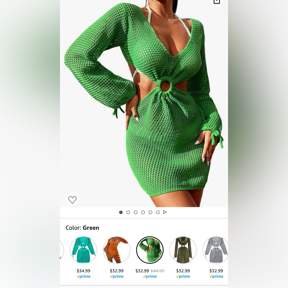 Amazon crochet cover up